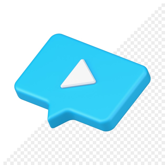 PSD comment 3d icon