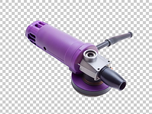 PSD compact angle grinder isolated on transparent background