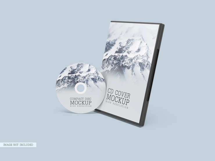 PSD compact disc met hoesmodel