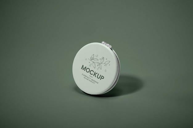 PSD compact mirror mockup design