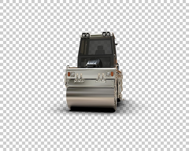 Compactor isolated on background 3d rendering illustration