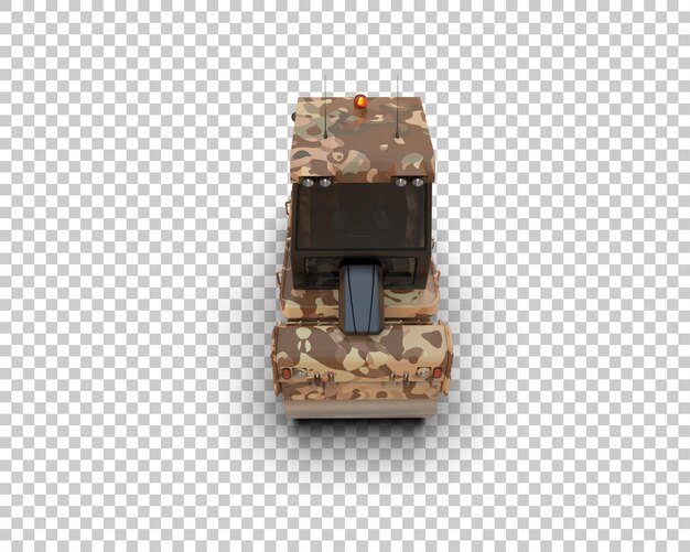 compactor isolated on background 3d rendering illustration