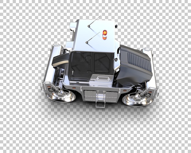 PSD compactor isolated on background 3d rendering illustration