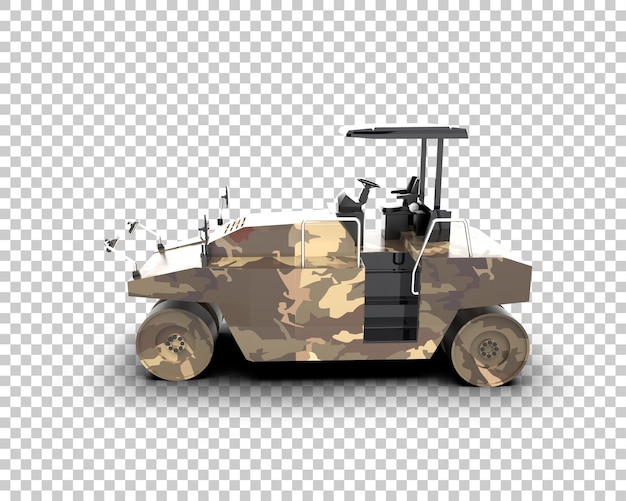 Compactor isolated on background 3d rendering illustration