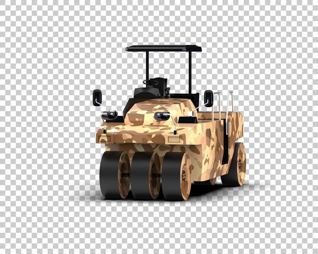 Compactor isolated on background 3d rendering illustration