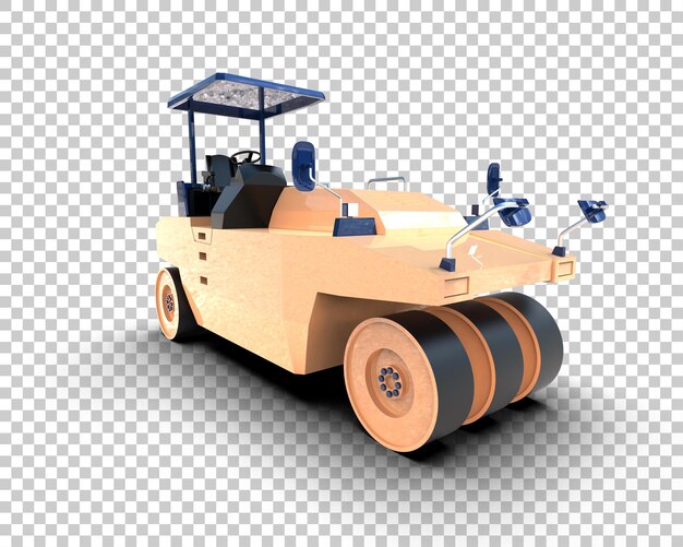 Compactor isolated on background 3d rendering illustration