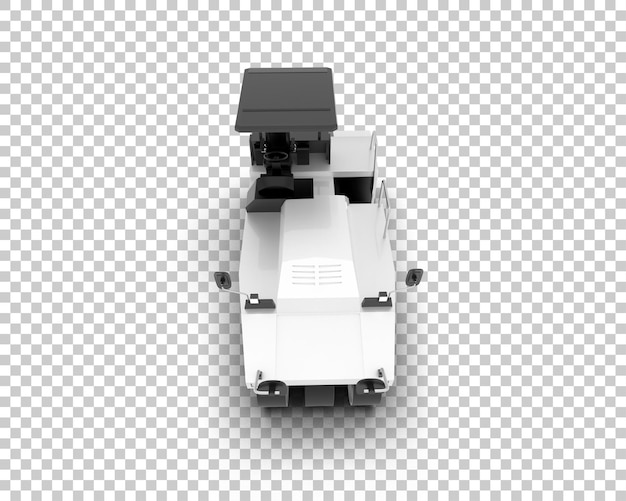 Compactor isolated on background 3d rendering illustration