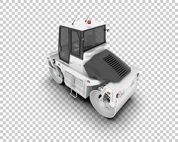 Compactor isolated on background 3d rendering illustration