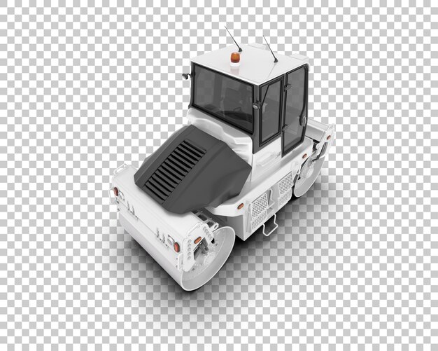 Compactor isolated on background 3d rendering illustration