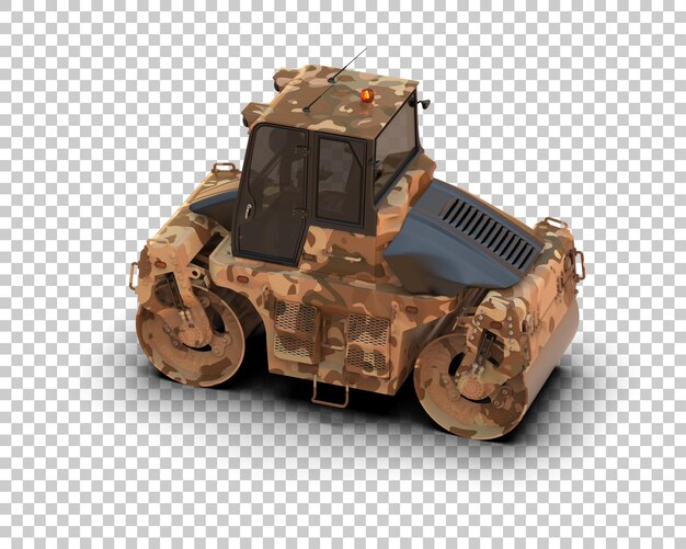 compactor isolated on background 3d rendering illustration