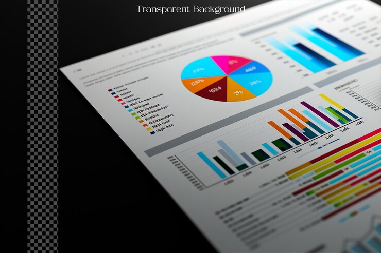 PSD companies use them in annual reports and presentations on transparent background