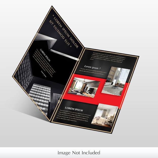 Company brochure mockup