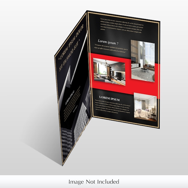 Company brochure mockup