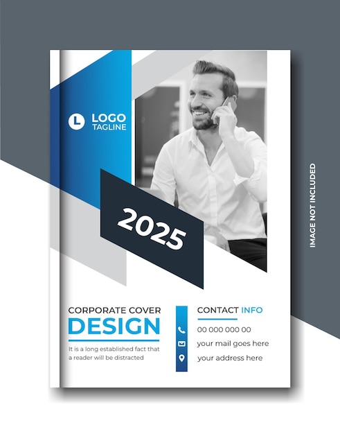 Company brochure template annual report book cover corporate geometric brochure design template