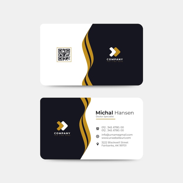 PSD company business card professional design psd template created for only freepik