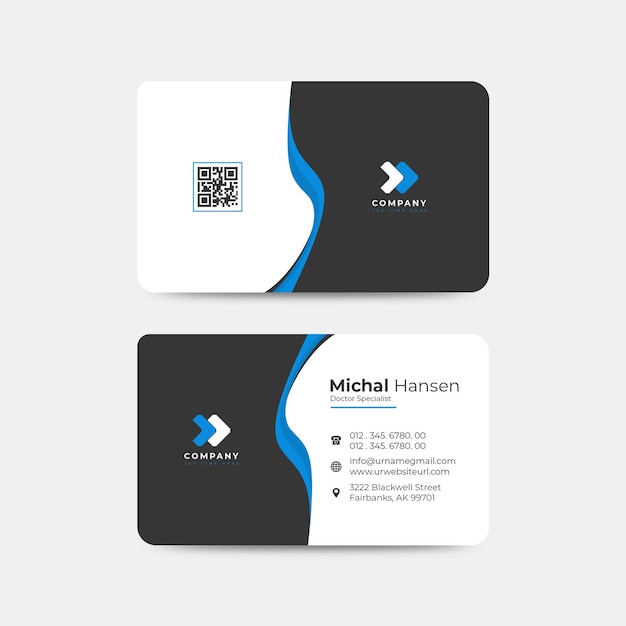 company business card professional design psd template created for only freepik