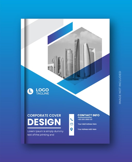 Company profile business brochure book cover and annual report template