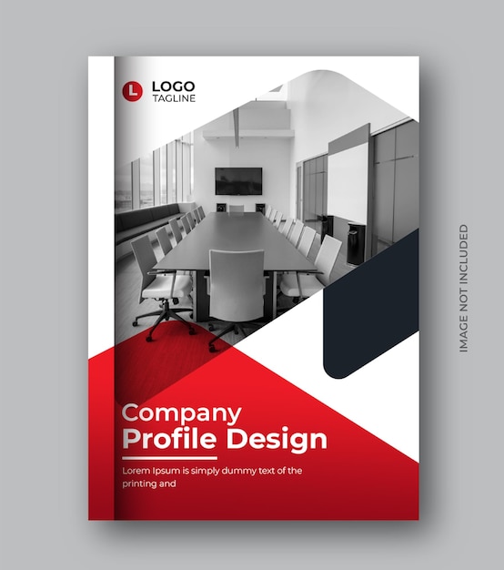 PSD company profile corporate a4 brochure layout design business template