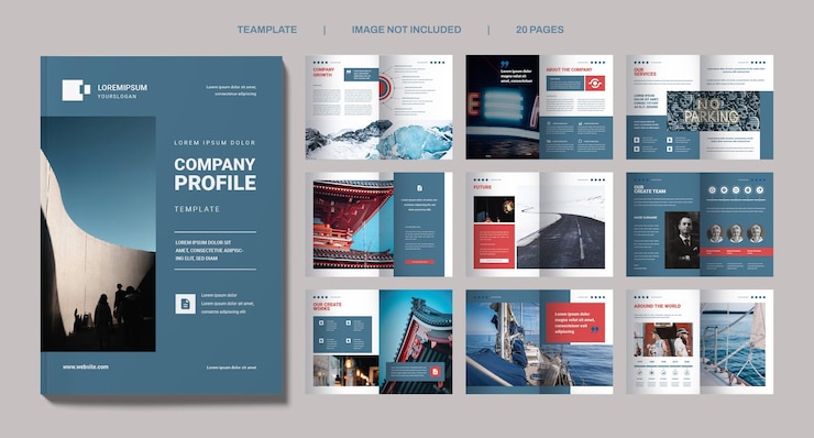 PSD company profile template