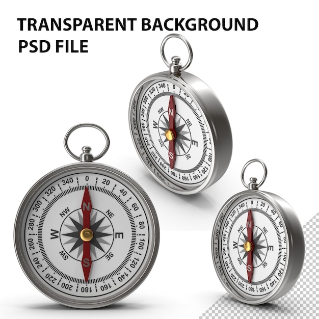 Compass zilver png