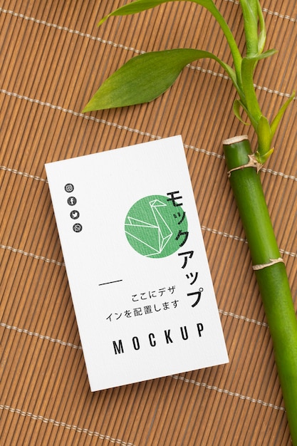 PSD composition of business card mock-up