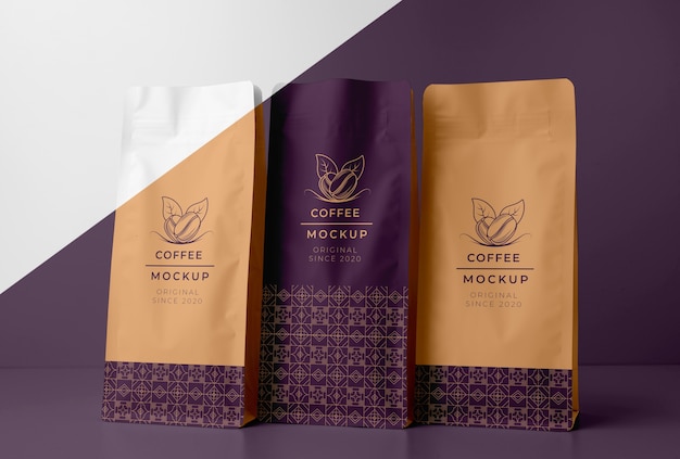 PSD composition of coffee shop elements mock-up