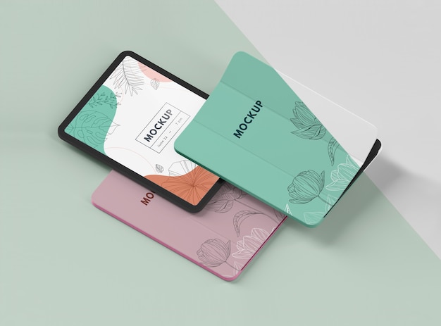 PSD composition of tablet case mock-up