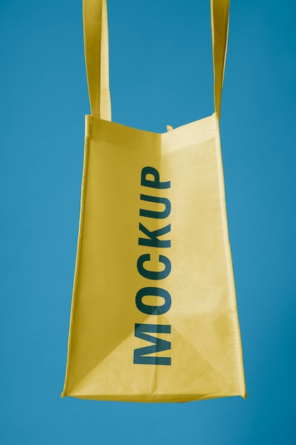 PSD composition with mock-up eco friendly tote bag