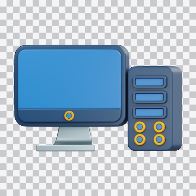 コンピューター 3D イラスト