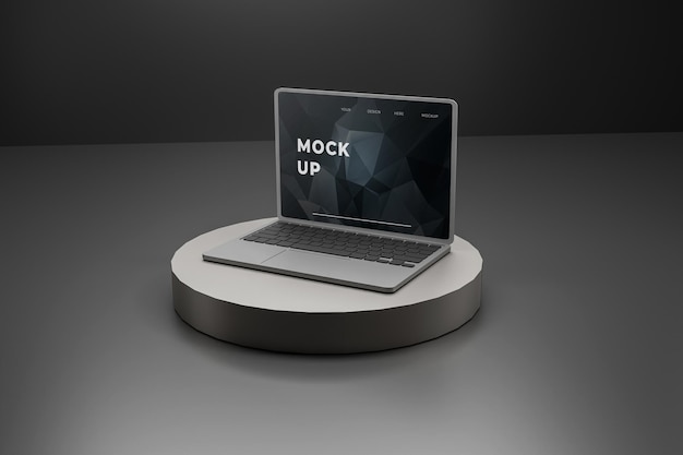 Mockup pulito dal computer