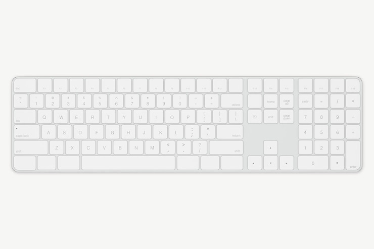 PSD computer keyboard mockup psd