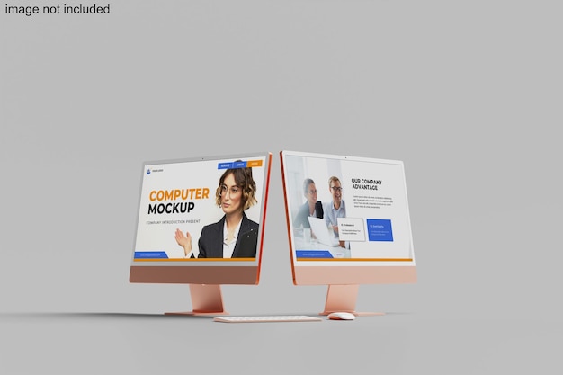 PSD computer mockup