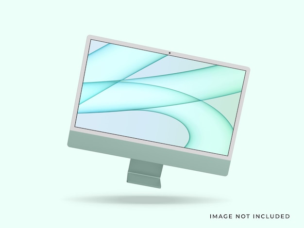 Computer monitor mockup