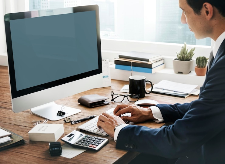 PSD computer monitor screen