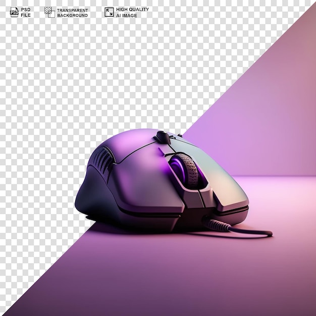 PSD Компьютерная мышь изолирована на прозрачном фоне