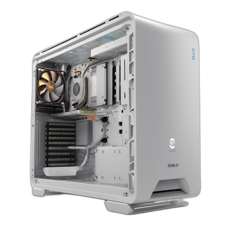 PSD computer psd on a white background