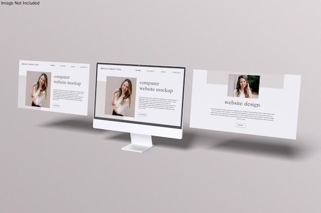 Computer Screen Mockup