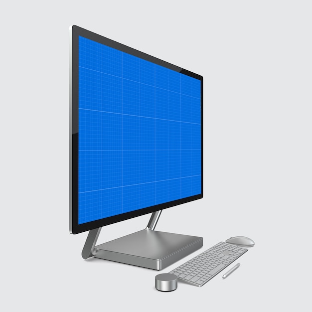 PSD computer screen mockup