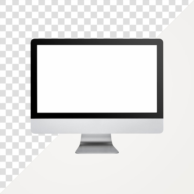 Computermonitor scherm png mockup digitaal apparaat