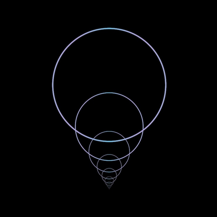 PSD concentric circles an optical illusion