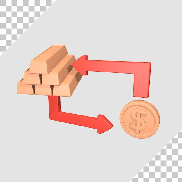 金を3Dマネーに変換するという概念