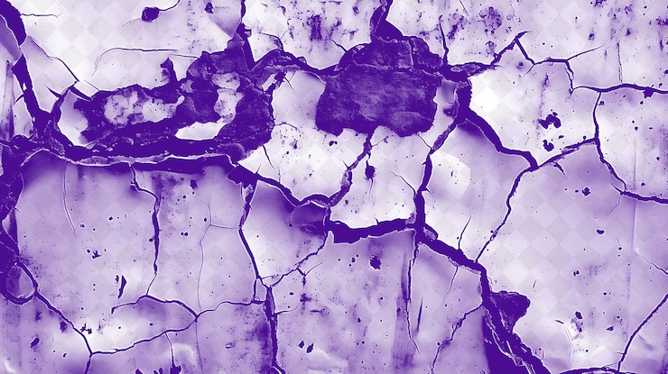 PSD concrete cracked lines texture with random jagged and broken png creative overlay background decor