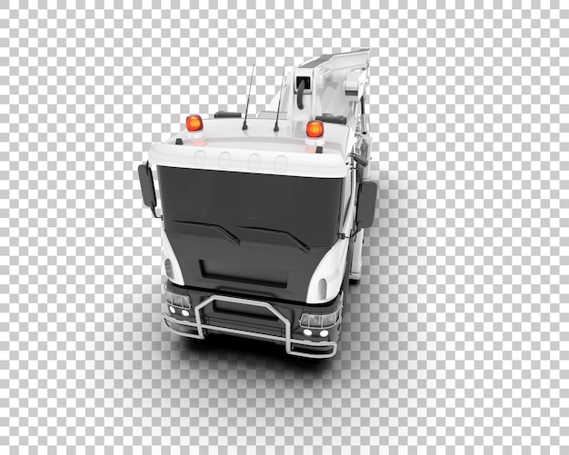 Concrete mixer geïsoleerd op de achtergrond 3d rendering illustratie