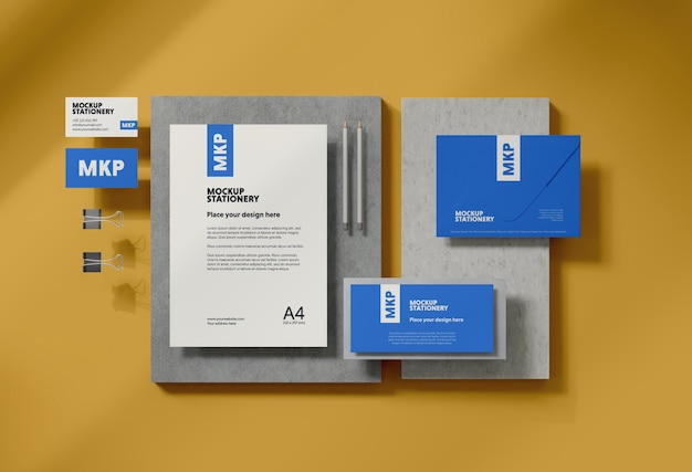 PSD concrete stationery levitation mockup