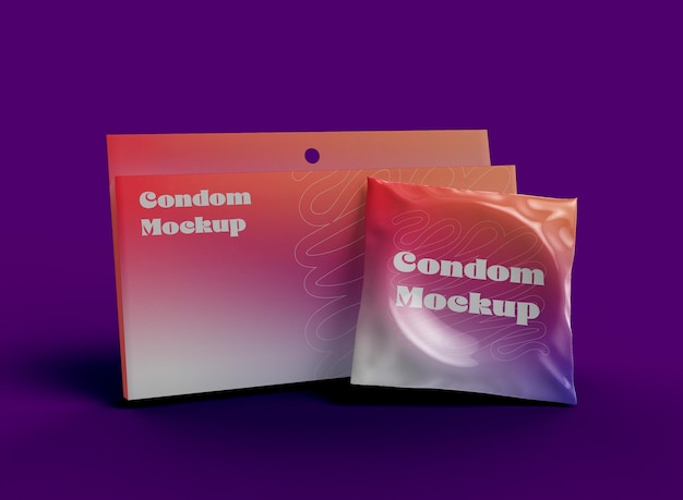 Condom mockup