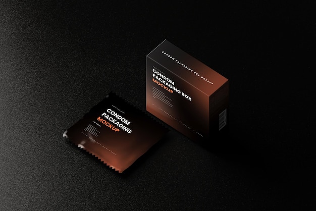 PSD condom mockup