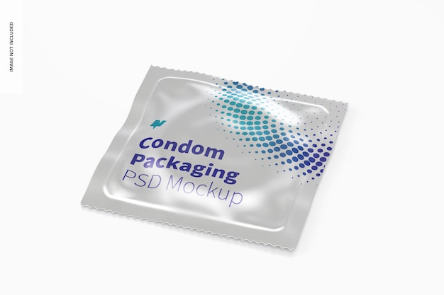 Condom Packaging Mockup