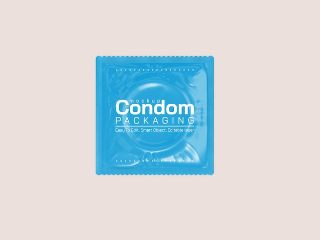 PSD modello di confezione del preservativo