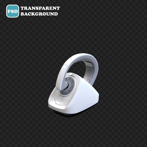 Conference phone icon isolated 3d render illustration