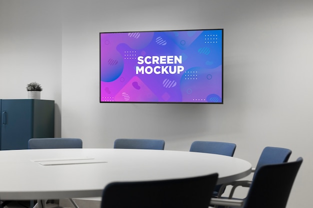 Conference room mockup design